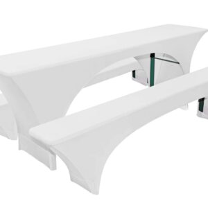 Stretchhussen Bierzeltgarnitur