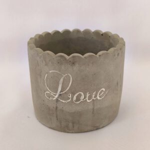 Betontopf "Love"