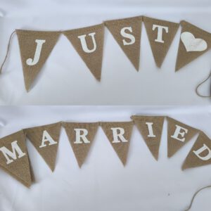 Wimpelgirlande Just Married